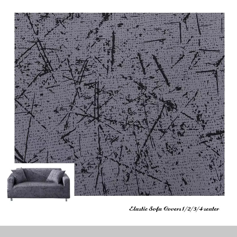 Anyseat Textured Textured Splotches Pattern Sofa Cover – Stretchable Slipcover for Living Room Chair Protection