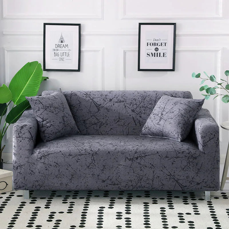 Anyseat Textured Textured Splotches Pattern Sofa Cover – Stretchable Slipcover for Living Room Chair Protection