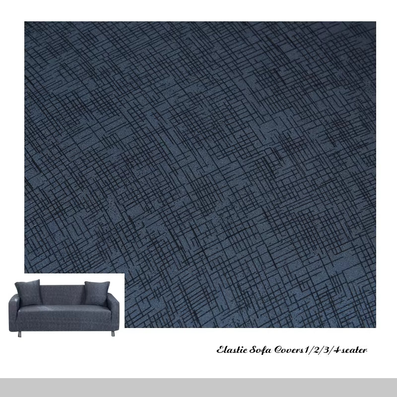 Anyseat Sofa Cover Textured Cross Hatch Pattern L Shape Stretch Couch Protector