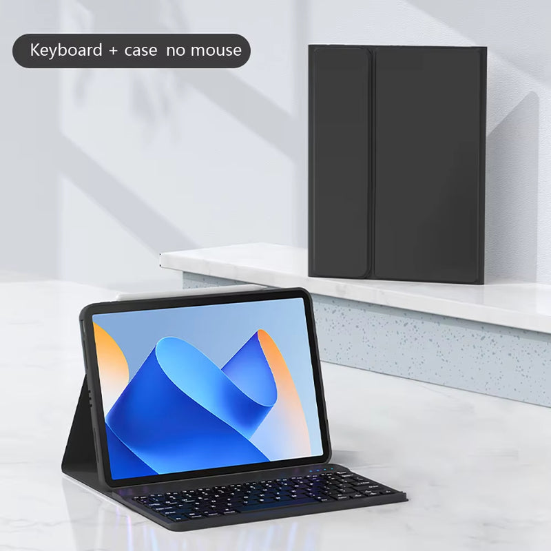 ANYMOB  iPad Case Black Detachable Magnetic Bluetooth Keyboard with Protective Cover