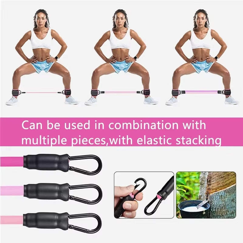 ANYFIT Ankle Strap Resistance Band Pilates Fitness Tool