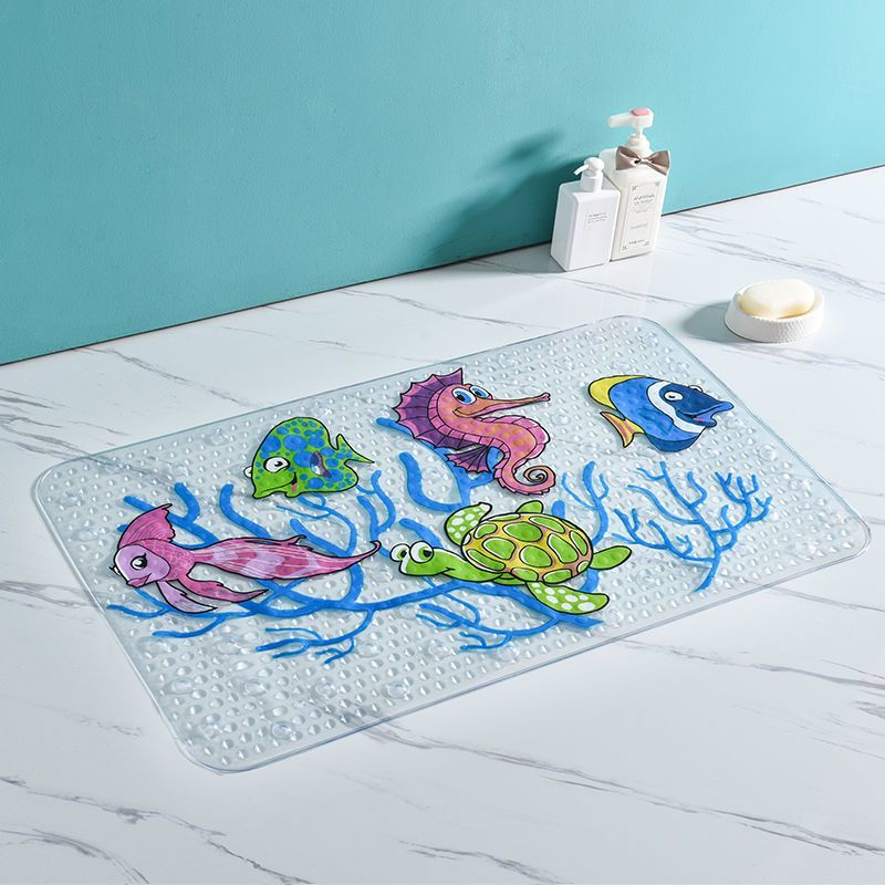 Anymat Bathroom Mat 50x80cm Printed Non Slip Shower Pad