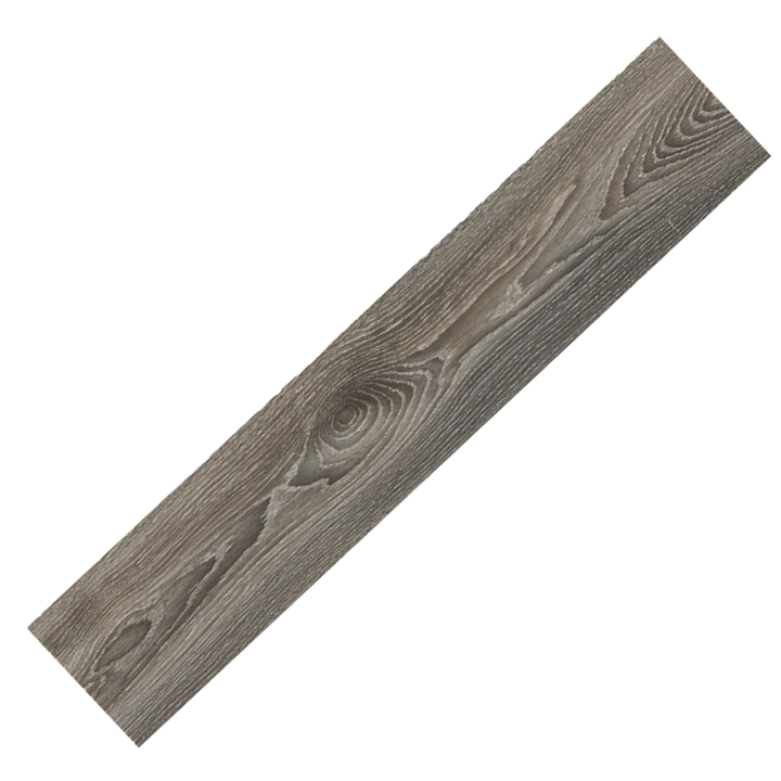 ANYHOUZ 5pcs Dark Driftwood Vinyl Floor Tile Wood Grain 3D Waterproof