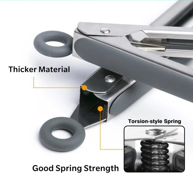 Anygleam Tong Stainless Steel Large Sumset Gold Handle Clip Heat Resistant Cooking Baking Salad Steak Kitchen Gadget