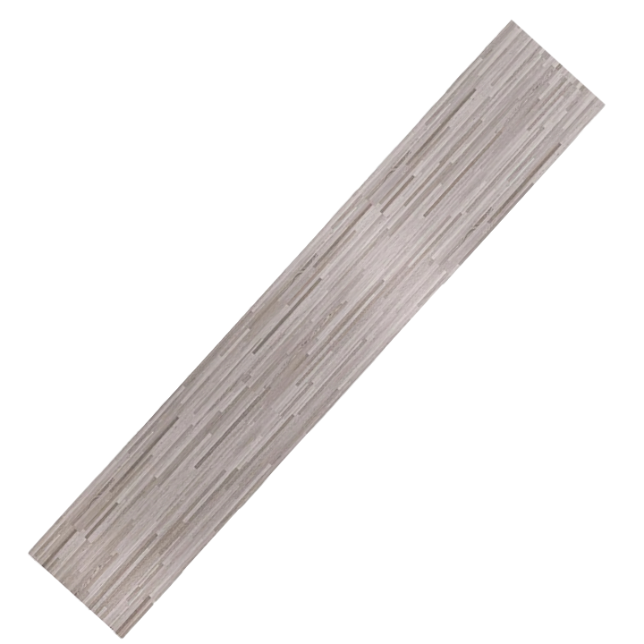 ANYHOUZ 5pcs Brown Bamboo Vinyl Floor Tile Wood Grain 3D Waterproof