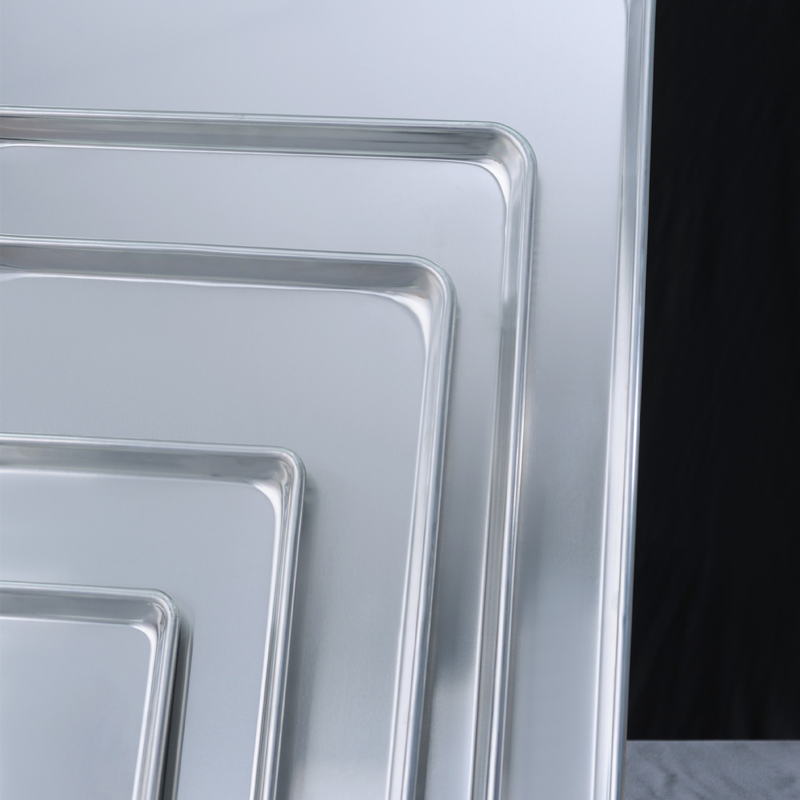 Anygleam 53x38cm Baking Pan Tray Aluminum Sheet Rectangular Bakeware Kitchen Oven Food Tools