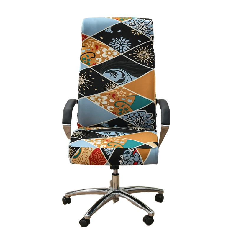 Anyseat Office Chair Cover All Seasons Design Medium Non-Slip Rotating Seat Case Universal Armrest Chair Protector