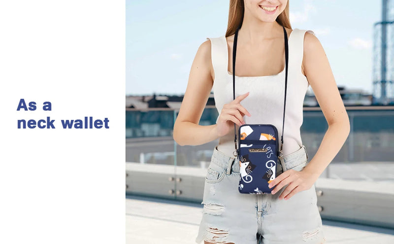 ANYPACK Armband Crossbody Bag Black Waterproof And Sweatproof Sports Phone Holder For Running Gym Workout