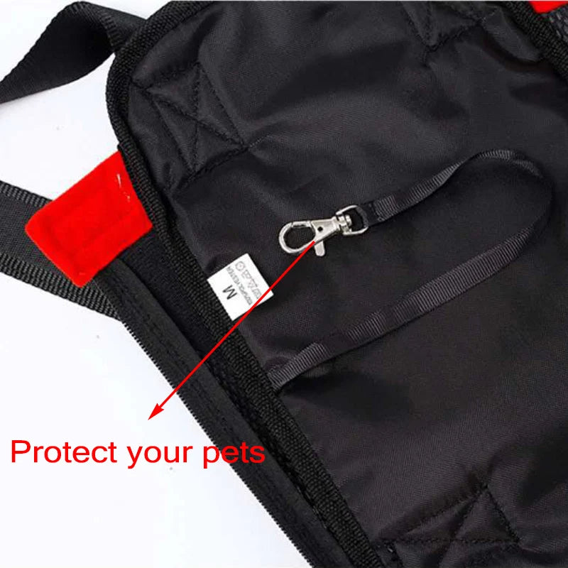 Anypet Black Denim Pet Carrier Backpack – Small Travel Bag with Front Pocket for Pets