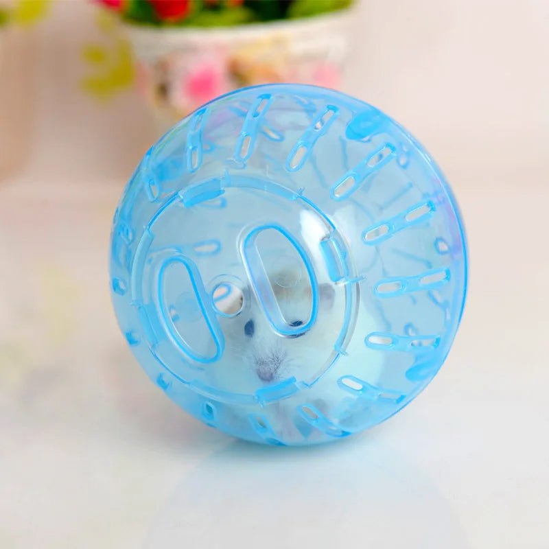 ANYWAGS Pet Toys Blue Hamster Mouse Soft Running Ball