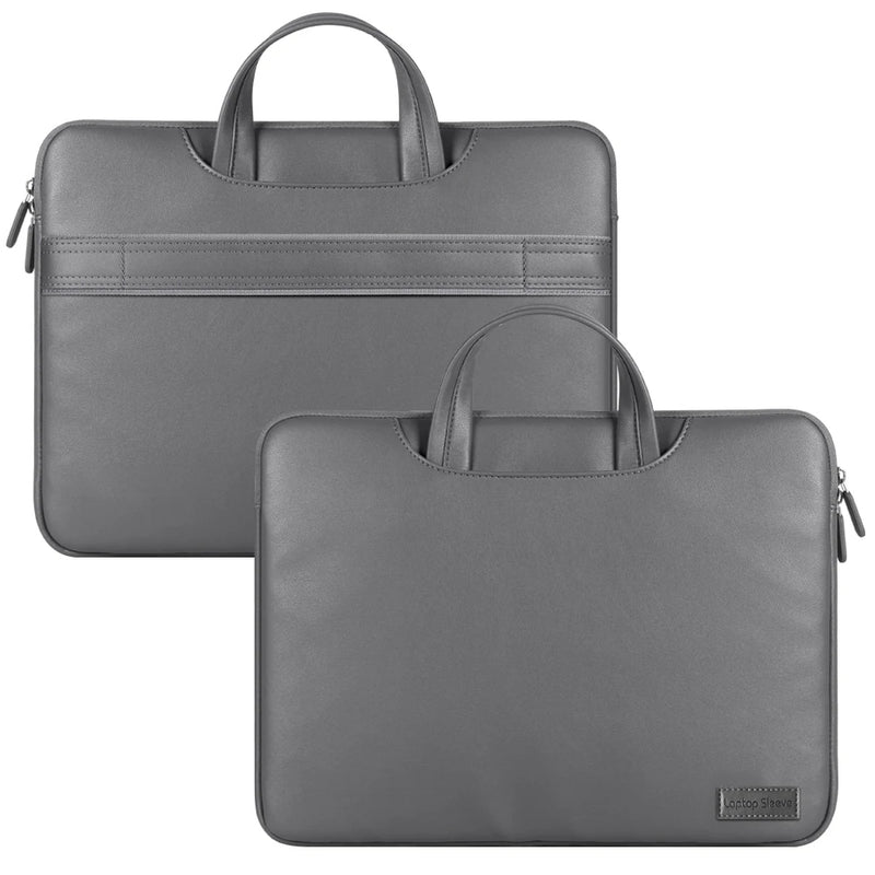 ANYPACK Laptop Handbag Grey Baldric Sleeve Briefcase Stylish Modern And Sleek Designs For Travel