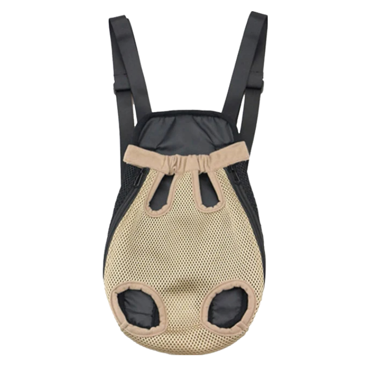 ANYWAGS Pet Carrier Medium Light Coffee Denim Backpack for Outdoor Travel With Front Pocket for Medium Size Pets