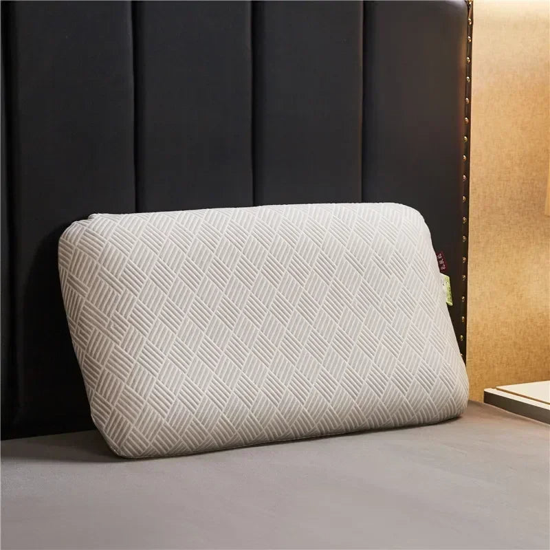 ANYHOUZ Orthopedic Pillows Beige for Neck Pain Relieve Comfortable and Breathable for Cervical Health Care 70*40*14cm