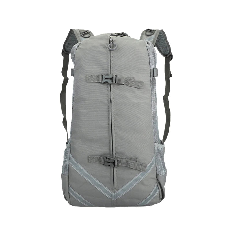 Anypet Gray Pet Carrier Backpack – Medium Travel Bag with Pocket for Small & Medium Dogs