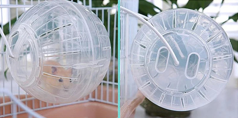 ANYWAGS Pet Toys White Blue Hamster Mouse Soft Running Ball