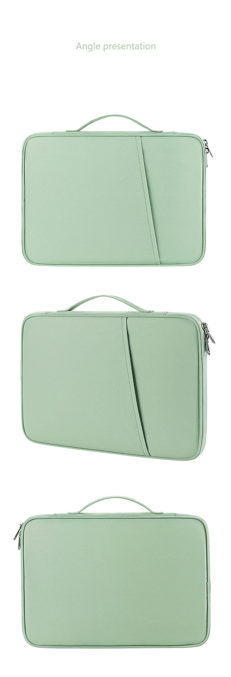 ANYPACK Tablet Handbag Green Incase Compact Sleeve Fashionable For Eco Conscious Professionals