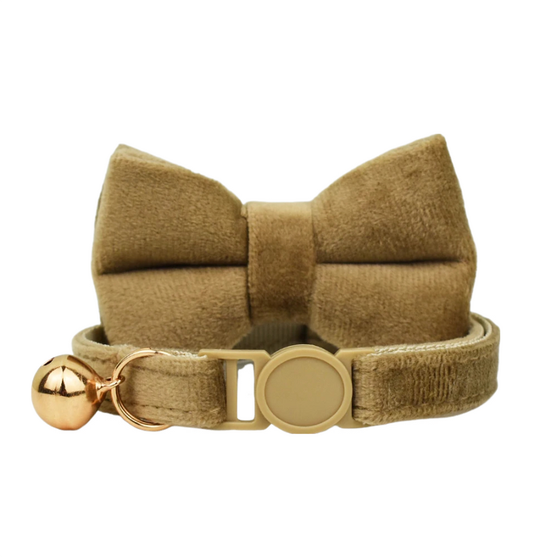 ANYWAGS Cat Collar Lime Green Bow Small with Safety Buckle, Bell, and Durable Strap Stylish and Comfortable Pet Accessor