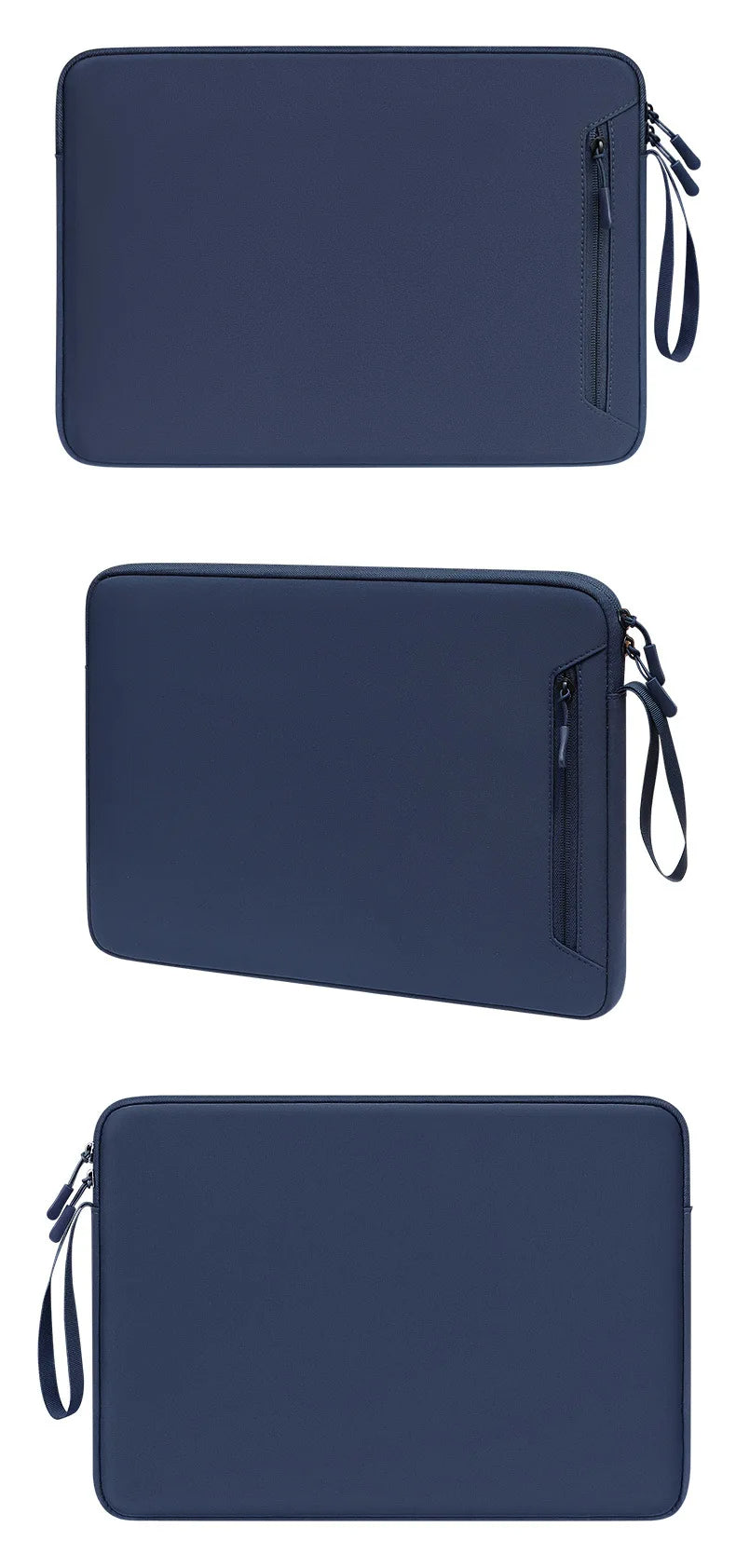 ANYPACK Laptop Handbag Lake Blue Stylish Professional Pouch Durable Lightweight For Students