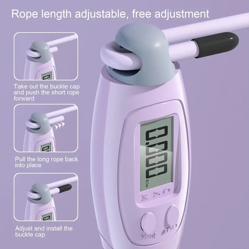 Anyfitness Jump Rope Digital with Counter 360° Rotation Skipping for Cardio Fitness and Fat Burning