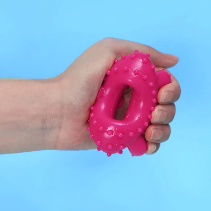 ANYWAGS Pet Toys Safety Rubber Teething Fingers Ball Accessories Chew For Dogs