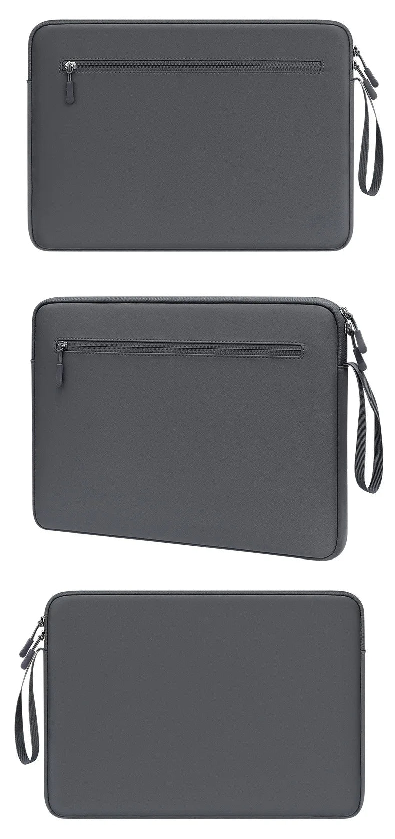 ANYPACK Laptop Handbag Dark Grey Protective Case Cover Durable And Waterproof For Daily Commute