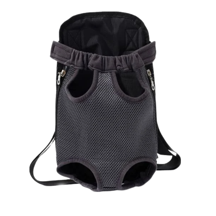 ANYWAGS Pet Carrier Medium Black Denim Backpack for Outdoor Travel With Front Pocket for Medium Size Pets