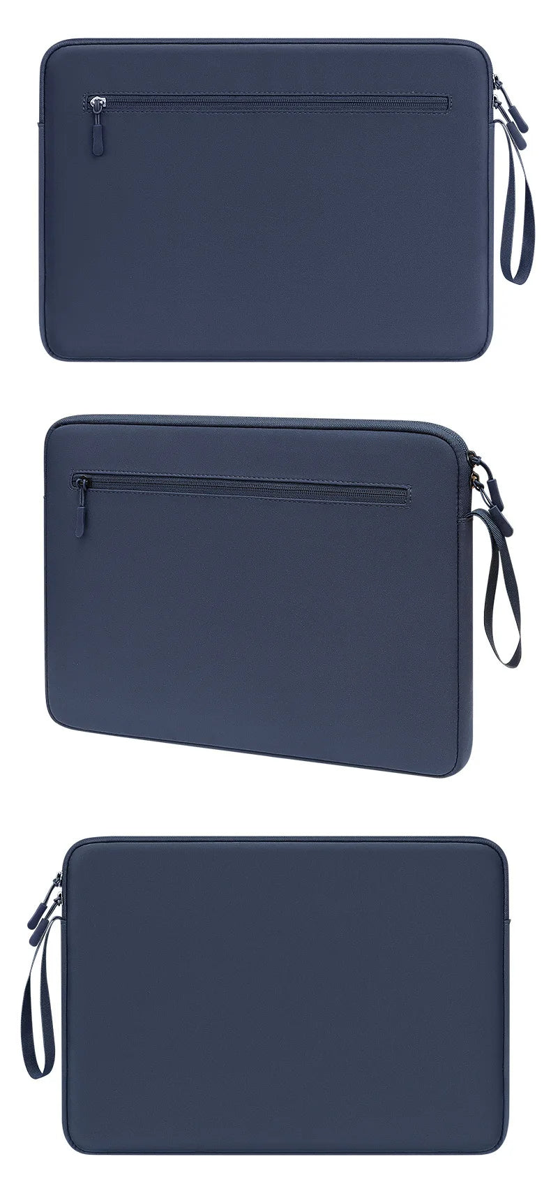ANYPACK Laptop Handbag Navy Blue Protective Case Cover Durable And Waterproof For Daily Commute