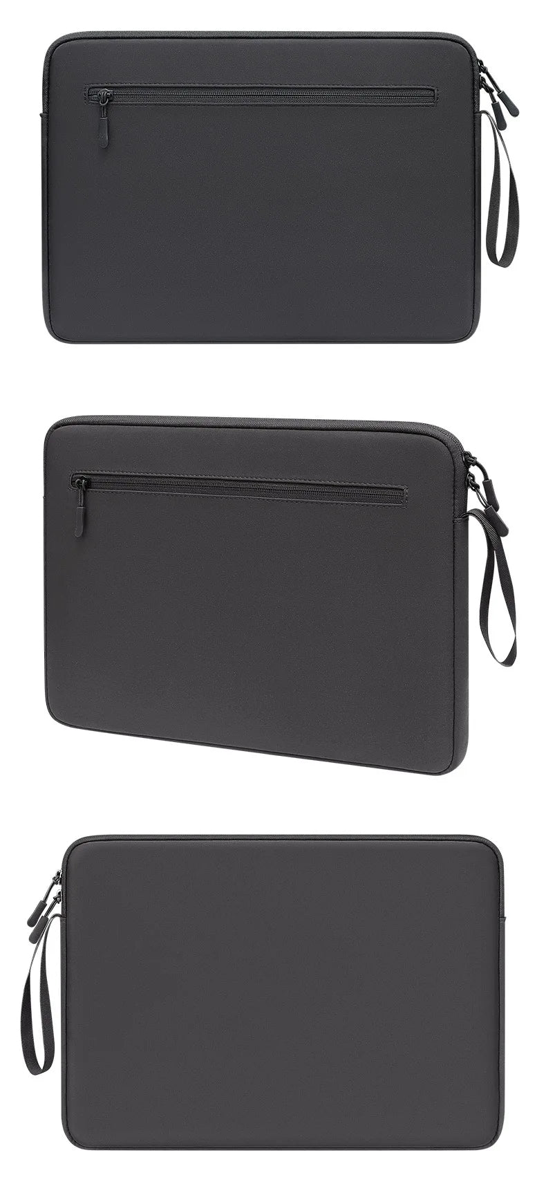 ANYPACK Laptop Handbag Black Protective Case Cover Durable And Waterproof For Daily Commute