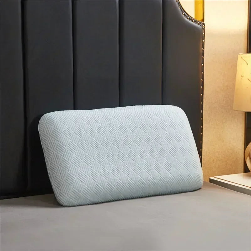 ANYHOUZ  Orthopedic Pillows Blue for Neck Pain Relieve Comfortable and Breathable for Cervical Health Care 70*40*14cm