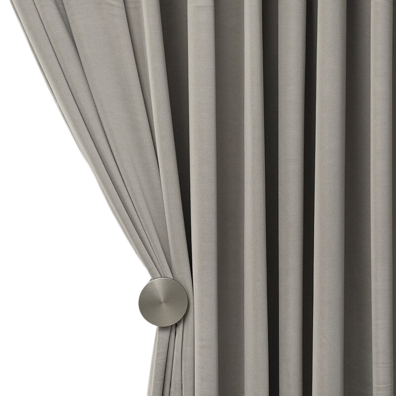 Anydrape Gray Velvet Blackout Curtains – High‑Quality Modern Luxury Drapes for Living Room, Bedroom & Dining Windows