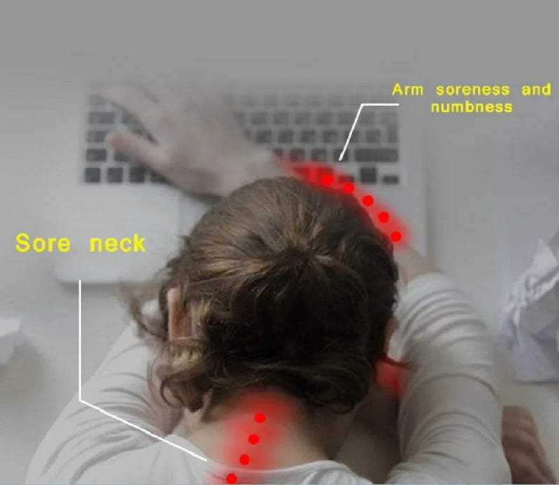 Anypillow Nap Pillow Ergonomic Memory Foam Cushion For Travel Desk Rest And Neck Support