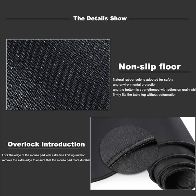 ANYMOB Mouse Pad Brown 300X600X2MM Persian Rug Mouse Full Desk Pad Mat Gaming Rubber Protector