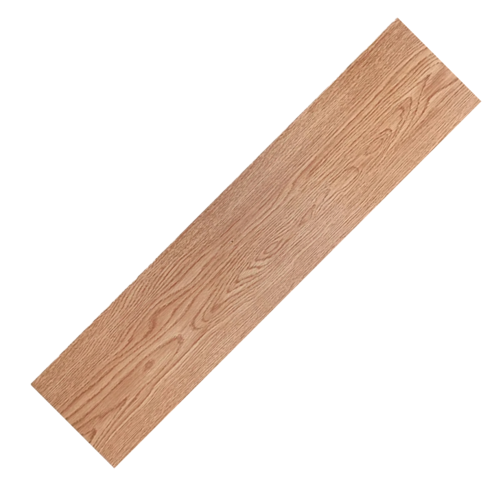 ANYHOUZ 5pcs Natural Mahogany Vinyl Floor Tile Wood Grain 3D Waterproof