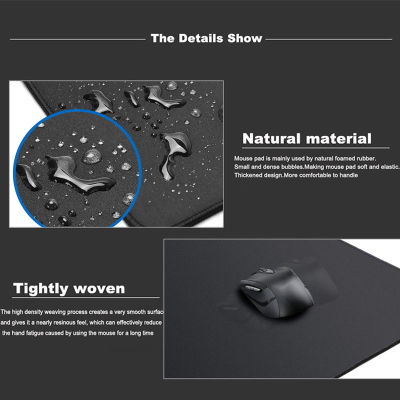 ANYMOB Mouse Pad Brown 400X900X5MM Persian Rug Mouse Full Desk Pad Mat Gaming Rubber Protector