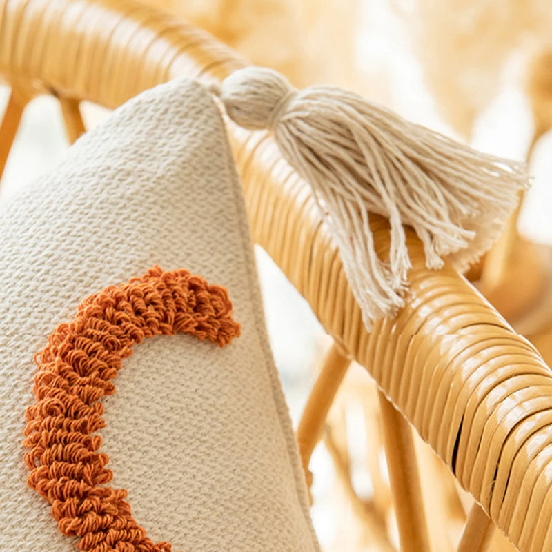 Anypillow Pillowcase 3D Circle Embroidered Decorative Cushion Cover