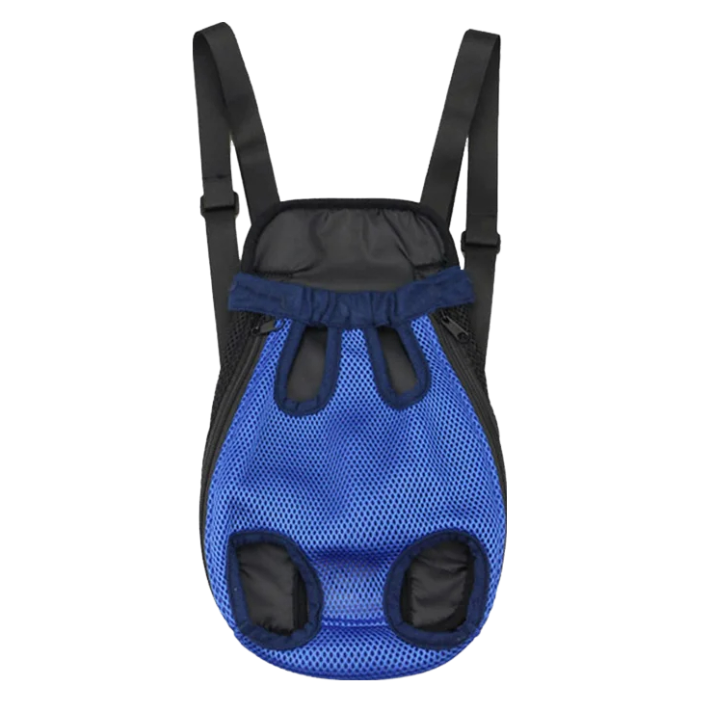 ANYWAGS Pet Carrier XL Navy Blue Denim Backpack for Outdoor Travel With Front Pocket for XL Size Pets