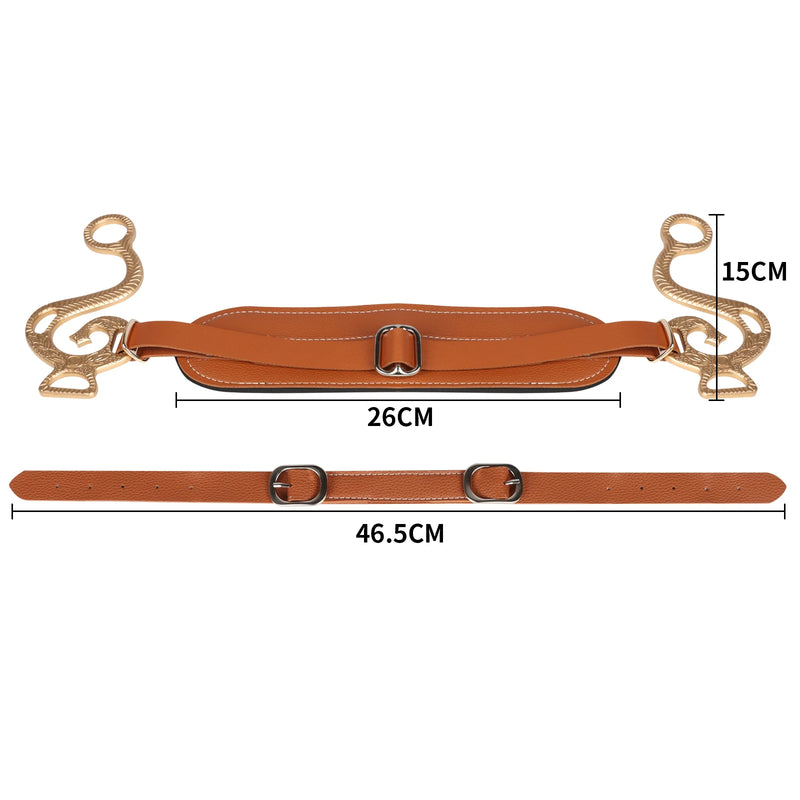 ANYHOUZ Hackamore Horse Bit Brown Premium Adjustable Bitless Bridle For Horses Comfortable And Durable