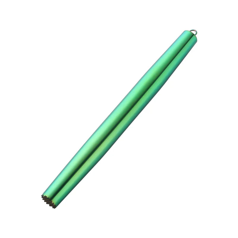 Anygleam New Green Rainbow Stainless Steel 1 Pc Stainless Steel Rolling Pin for Buffet and Restaurant Kitchenware