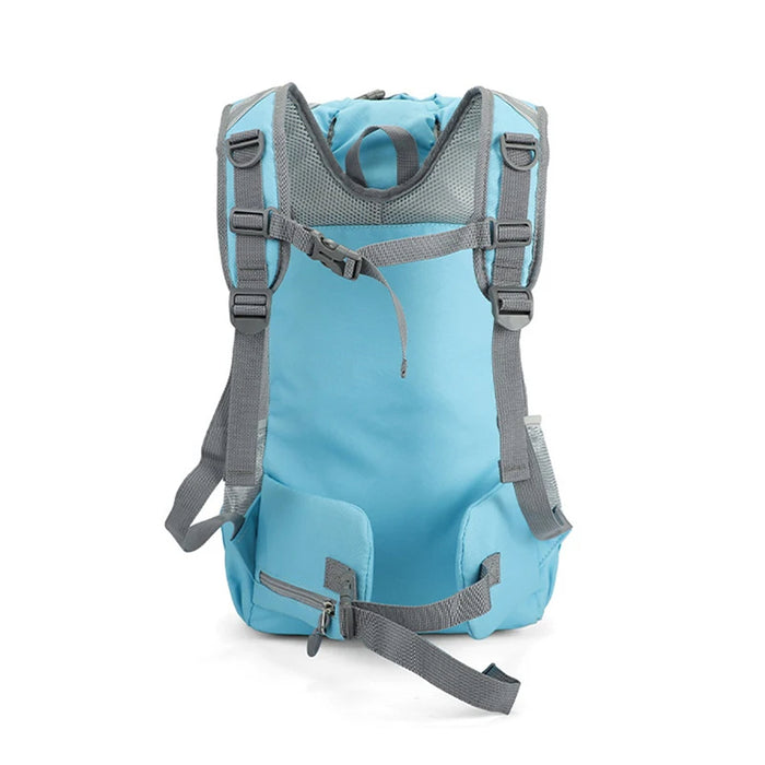 ANYWAGS Pet Carrier Gray Medium Size Travel Riding Carrying Backpack for Small Medium Dogs with Supply Pocket