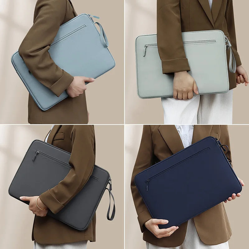 ANYPACK Laptop Handbag Navy Blue Protective Case Cover Durable And Waterproof For Daily Commute