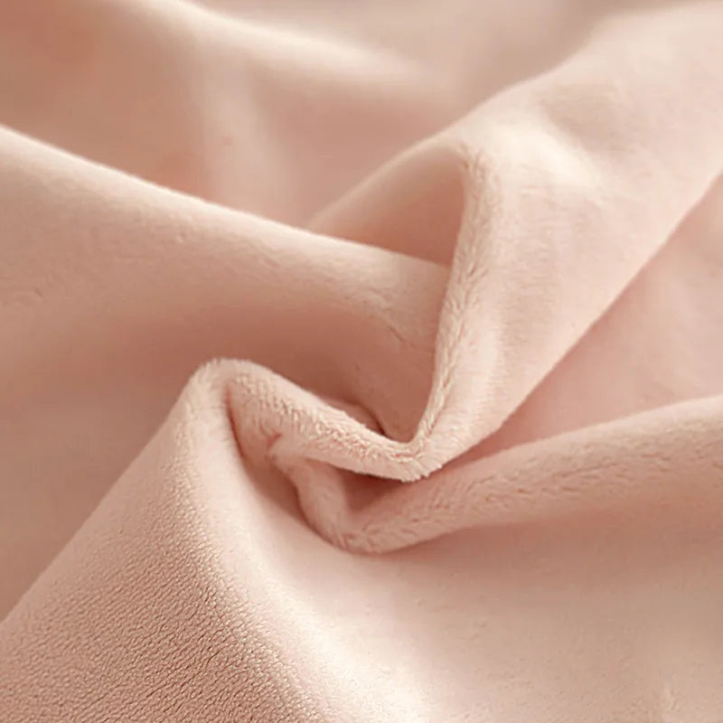 Anycozy Duvet Cover Set Pink Flat Bed Sheet Heavy Fluffy Floral Embroidery Quilt Bedding