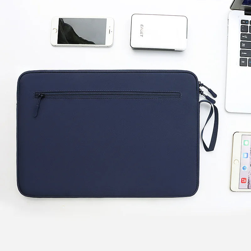 ANYPACK Laptop Handbag Navy Blue Protective Case Cover Durable And Waterproof For Daily Commute