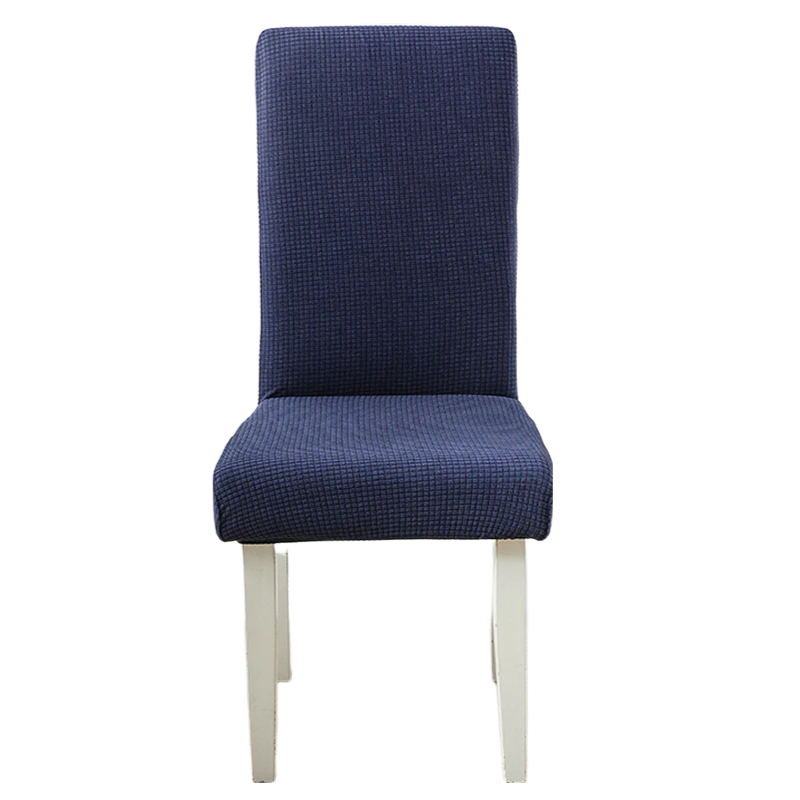 Anyseat Chair Cover Navy Corn Kernels Waterproof Universal Size for Dining Room Stretch Seat Slipcovers