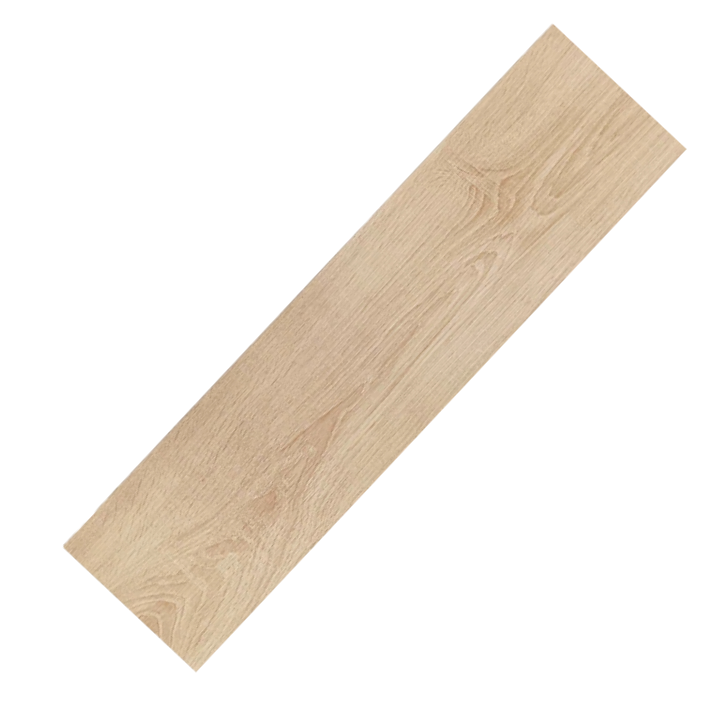 ANYHOUZ 5pcs Vinyl Floor Tile Natural Oak Wood Grain Waterproof