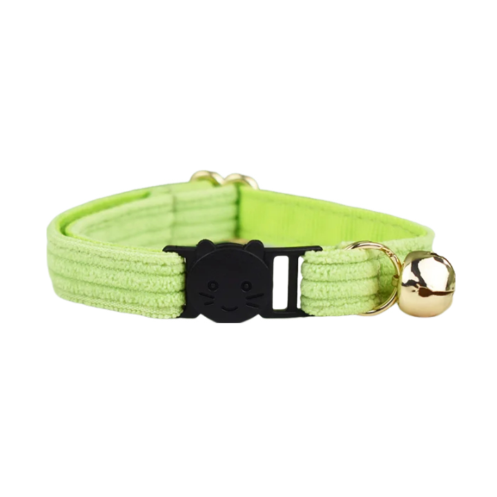 ANYWAGS Cat Collar Neon Large with Safety Buckle, Bell, and Durable Strap Stylish and Comfortable Pet Accessory