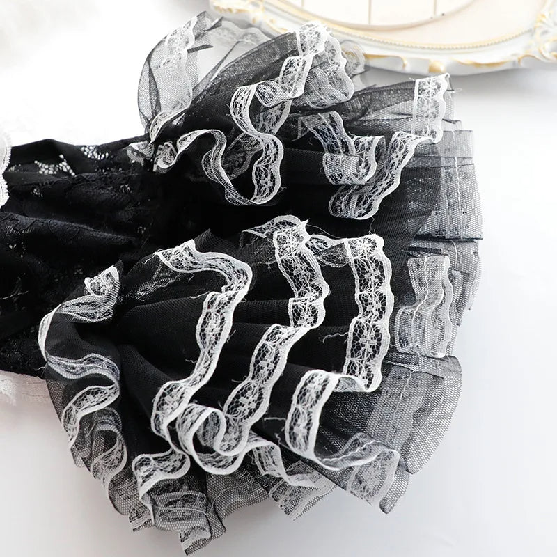 ANYWAGS Pet Clothes Pink and Black Princess Dress with Tassel Skirt for Cosplay and Special Occasions