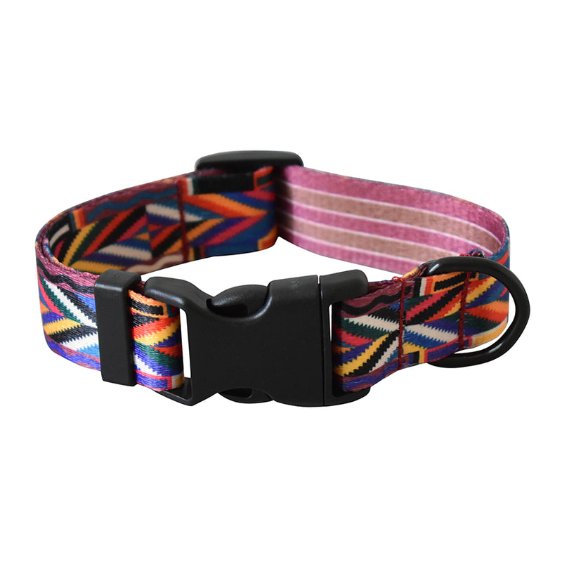 ANYWAGS Pet Collar Maroon Art Sytlish Strap Comfortable Dog Accessory
