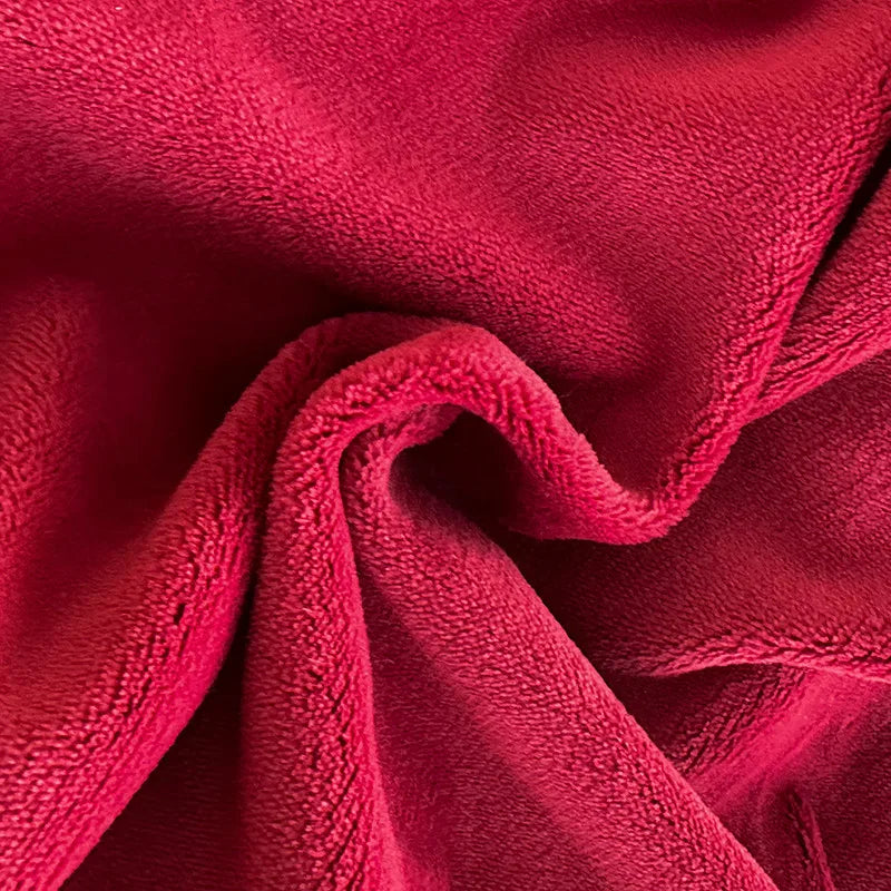 Anycozy Duvet Cover Set Red Flat Bed Sheet Luxury Heavy Fluffy Floral Embroidery Quilt Bedding