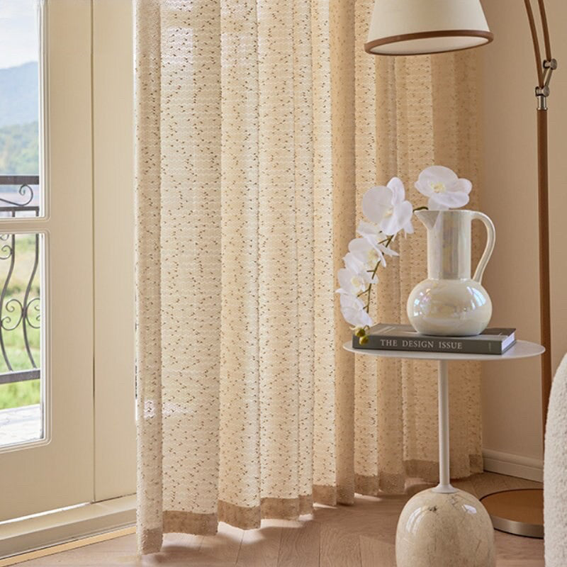 Anydrape 300cm Curtains Beige Modern Luxury Retro Style Texture for Living Room Bedroom Dining Fashion Decor