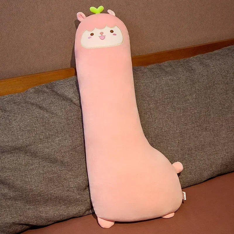 Anypillow Pink Llama Throw Long Body Pillow Plush 100cm